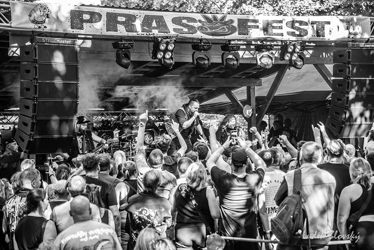 Prasofest 2025 na hradě Vlčtejn.